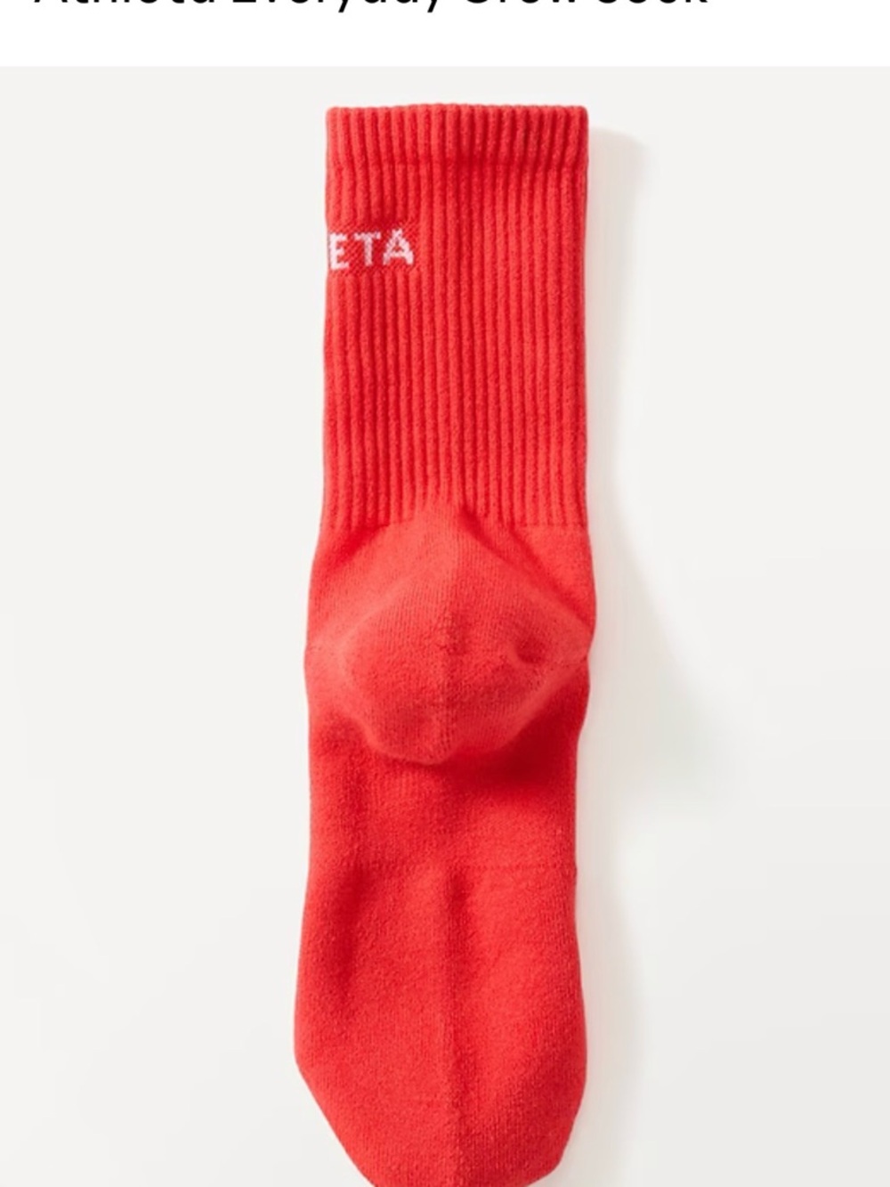 NWT Athleta Everyday Crew Socks - size M/L - Picture 5 of 5
